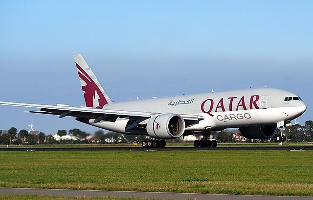 Qatar Cargo Boeing 777 operates Shannon charter