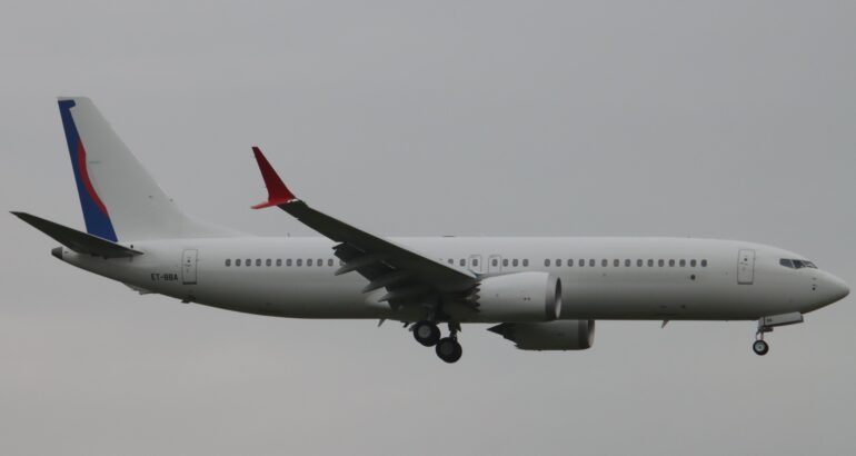 Boeing 737-8 MAX Delivered to Ethiopian Airlines via Dublin