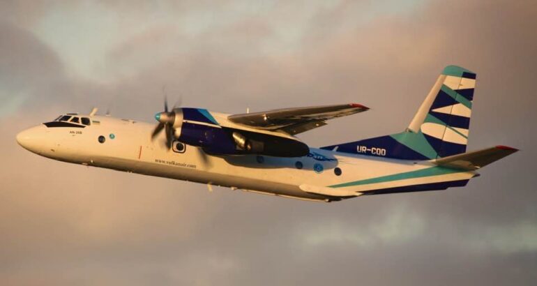 Vulkan Air AN-26B operates one time Dublin service