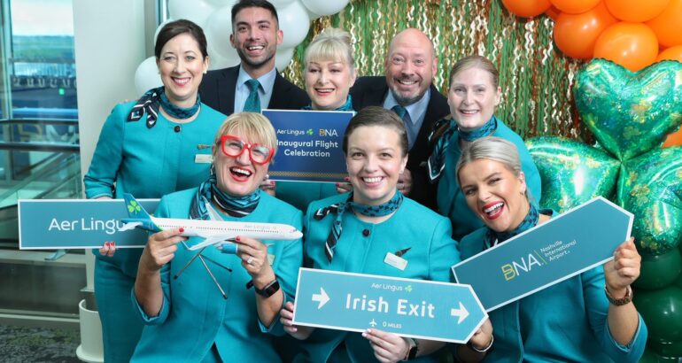 Nashville Welcomes Aer Lingus’ First Nonstop Dublin Flight