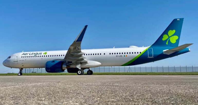 Aer Lingus operates one-time Brussels A321LR service